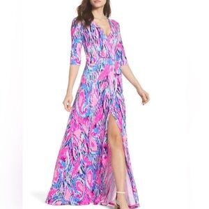 Lilly Pulitzer Marvista Wrap Dress, Size Medium